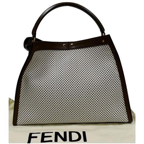 fendi peekaboo x lite large|fendi denim peekaboo.